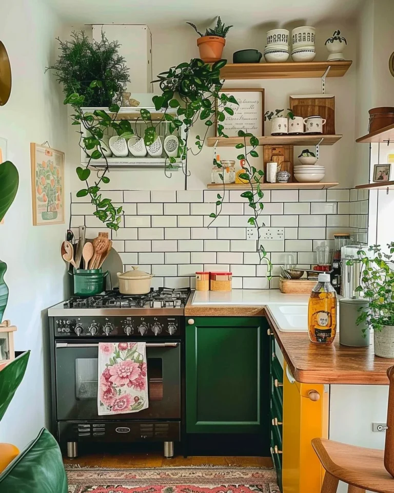 Cozy kitchen nook with stylish seating and decor ideas for a warm dining area.